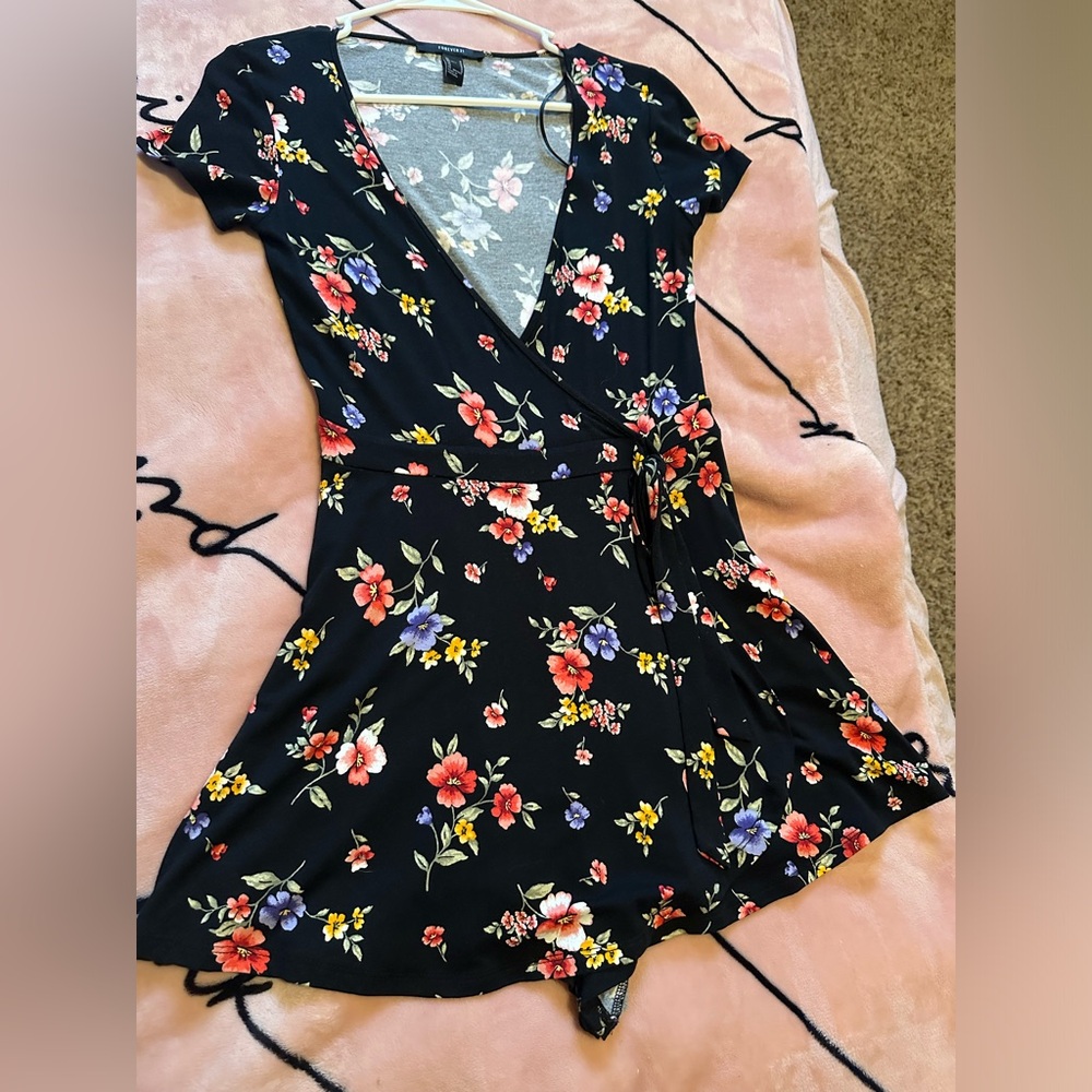 Forever 21 floral romper